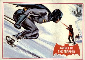 1966 Topps Batman Series A (Red Bat Logo) #4A Target of the Trapper Front