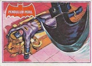 1966 Topps Batman Series A (Red Bat Logo) #5A Pendulum Peril Front