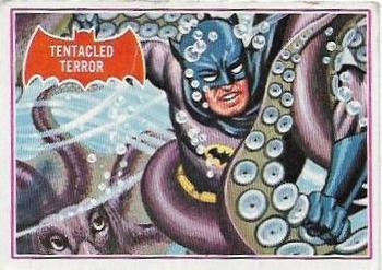 1966 Topps Batman Series A (Red Bat Logo) #8A Tentacled Terror Front