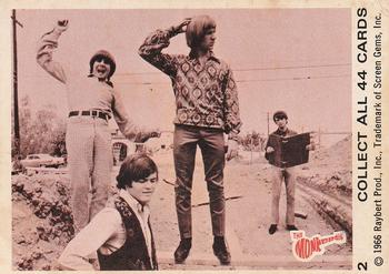 1966 Donruss The Monkees #2 The Monkees Front