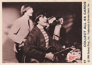 1966 Donruss The Monkees #17 Peter Tork / Davy Jones / Micky Dolenz Front