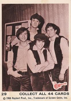 1966 Donruss The Monkees #29 The Monkees Front