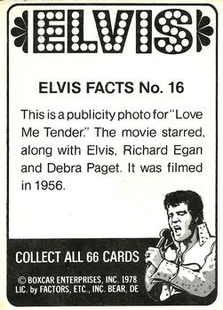 1978 Donruss Elvis Presley #16 This is a publicity photo for 