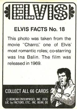 1978 Donruss Elvis Presley #18 This photo was taken from the movie 