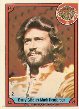 1978 Donruss Sgt. Pepper's Lonely Hearts Club Band #2 Barry Gibb as Mark Henderson Front