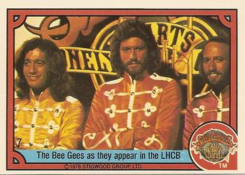 1978 Donruss Sgt. Pepper's Lonely Hearts Club Band #7 The Bee Gees as they appear in the LHCB Front