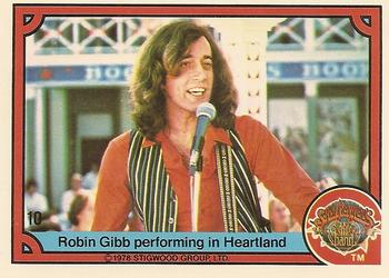 1978 Donruss Sgt. Pepper's Lonely Hearts Club Band #10 Robin Gibb performing in Heartland Front
