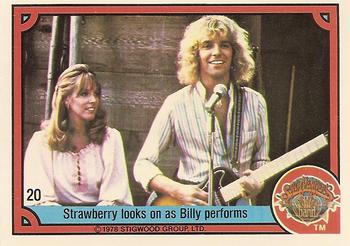 1978 Donruss Sgt. Pepper's Lonely Hearts Club Band #20 Strawberry looks on as Billy performs Front