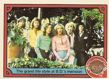 1978 Donruss Sgt. Pepper's Lonely Hearts Club Band #27 The grand life style at B.D.'s mansion Front