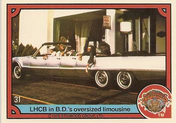 1978 Donruss Sgt. Pepper's Lonely Hearts Club Band #31 LHCB in B.D.'s oversized limousine Front