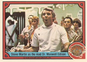 1978 Donruss Sgt. Pepper's Lonely Hearts Club Band #36 Steve Martin as the mad Dr. Maxwell Edison Front