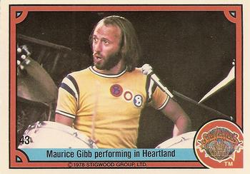 1978 Donruss Sgt. Pepper's Lonely Hearts Club Band #43 Maurice Gibb performing in Heartland Front
