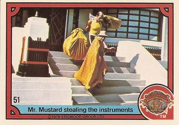 1978 Donruss Sgt. Pepper's Lonely Hearts Club Band #51 Mr. Mustard stealing the instruments Front
