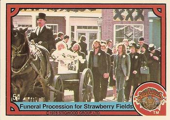 1978 Donruss Sgt. Pepper's Lonely Hearts Club Band #54 Funeral Procession for Strawberry Fields Front