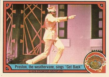 1978 Donruss Sgt. Pepper's Lonely Hearts Club Band #58 Preston, the weathervane, sings 