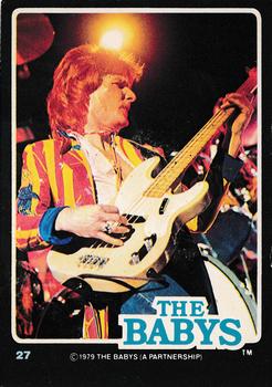 1979 Donruss Rock Stars #27 The Babys (Ricky Phillips) Front