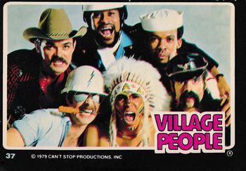 1979 Donruss Rock Stars #37 Village People Front