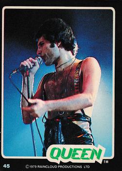 1979 Donruss Rock Stars #45 Queen (Freddie Mercury) Front