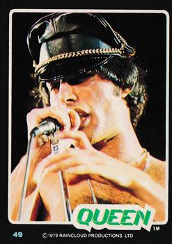 1979 Donruss Rock Stars #49 Queen (Freddie Mercury) Front