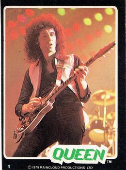 1979 Donruss Rock Stars #1 Queen (Brian May) Front