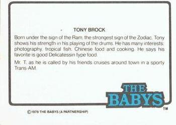 1979 Donruss Rock Stars #6 The Babys (Tony Brock) Back