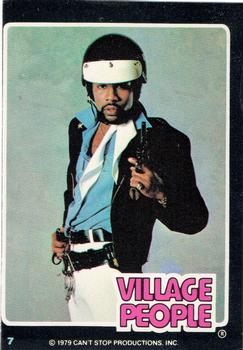1979 Donruss Rock Stars #7 Village People (Victor Willis) Front