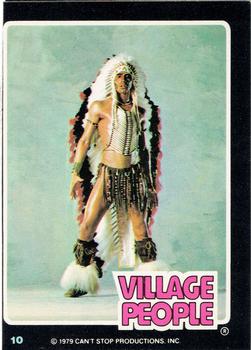 1979 Donruss Rock Stars #10 Village People (Felipe Rose) Front