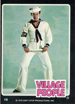 1979 Donruss Rock Stars #15 Village People (Alex Briley) Front