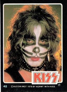 1979 Donruss Rock Stars #42 Kiss (Peter Criss) Front