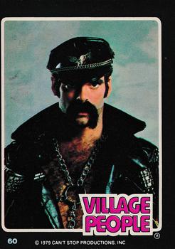 1979 Donruss Rock Stars #60 Village People (Glenn Hughes) Front