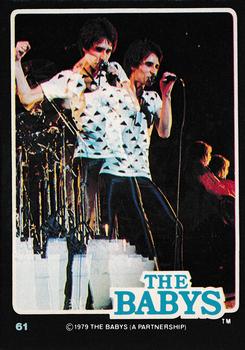 1979 Donruss Rock Stars #61 The Babys (John Waite) Front