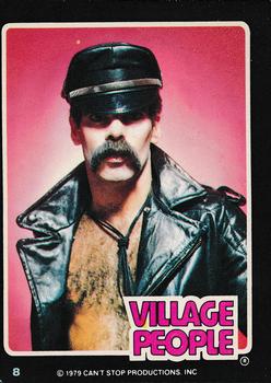 1979 Donruss Rock Stars #8 Village People (Glenn Hughes) Front