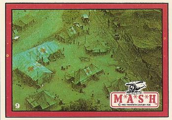1982 Donruss M*A*S*H #9 Camp aerial view Front