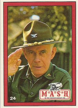 1982 Donruss M*A*S*H #24 Colonel Sherman T. Potter Front