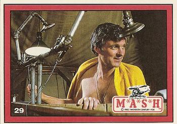 1982 Donruss M*A*S*H #29 Hawkeye in the shower Front