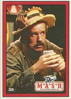 1982 Donruss M*A*S*H #39 BJ playing cards Front