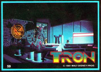1982 Donruss Tron Movie #59 Sark and workers (
