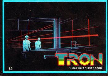 1982 Donruss Tron Movie #62 Flynn and Yori on the Sailor Front