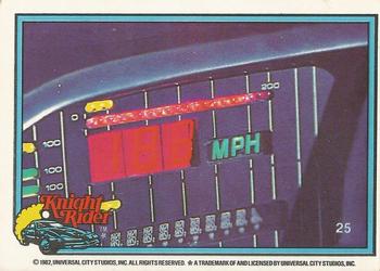 1983 Donruss Knight Rider #25 (puzzle column 4 row 3) Front