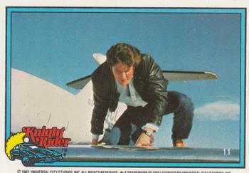 1983 Donruss Knight Rider #11 (puzzle column 6 row 11) Front