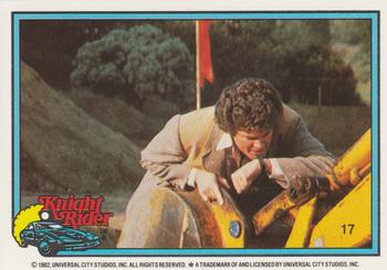1983 Donruss Knight Rider #17 (puzzle column 5 row 6) Front