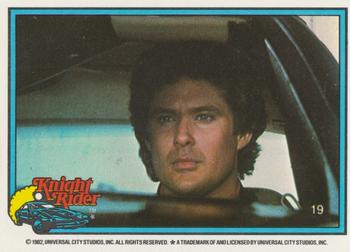 1983 Donruss Knight Rider #19 (puzzle column 5 row 8) Front