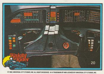 1983 Donruss Knight Rider #20 (puzzle column 5 row 9) Front