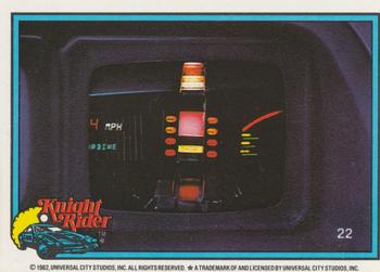 1983 Donruss Knight Rider #22 (puzzle column 5 row 11) Front