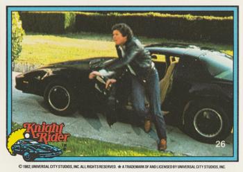 1983 Donruss Knight Rider #26 (puzzle column 1 row 4) Front