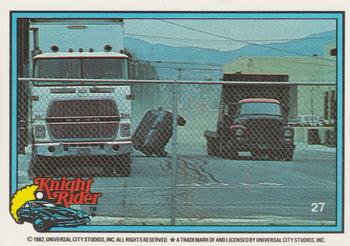 1983 Donruss Knight Rider #27 (puzzle column 1 row 5) Front