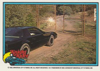 1983 Donruss Knight Rider #39 (puzzle column 3 row 6) Front