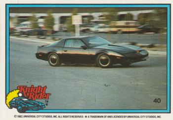 1983 Donruss Knight Rider #40 (puzzle column 3 row 7) Front