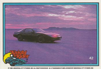 1983 Donruss Knight Rider #42 (puzzle column 3 row 9) Front