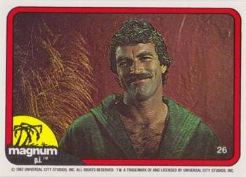 1983 Donruss Magnum P.I. #26 (Magnum smiling) Front
